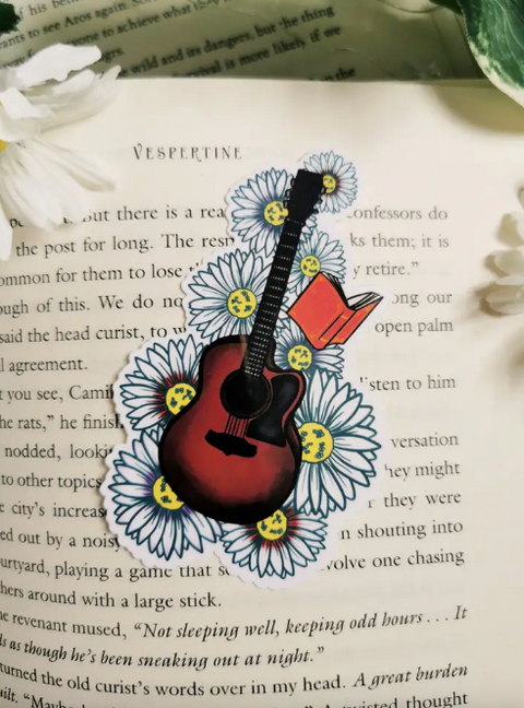 Daisy Jones & The Six Guitar Sticker