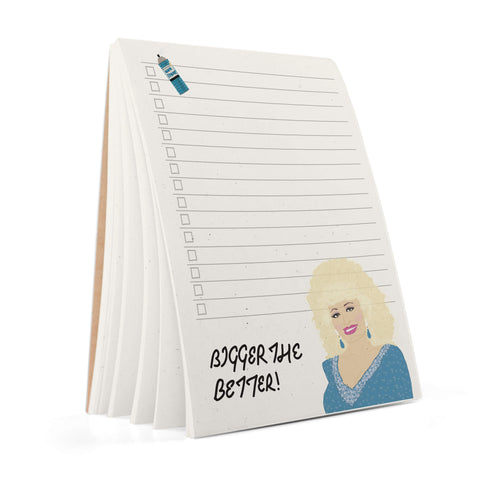  Dolly Parton Notepad