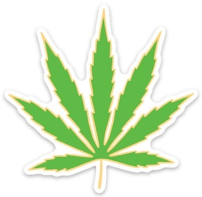 Weed Sticker