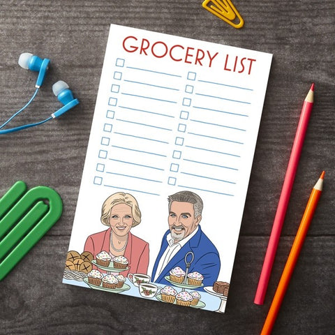  Star Baker Grocery List Notepad