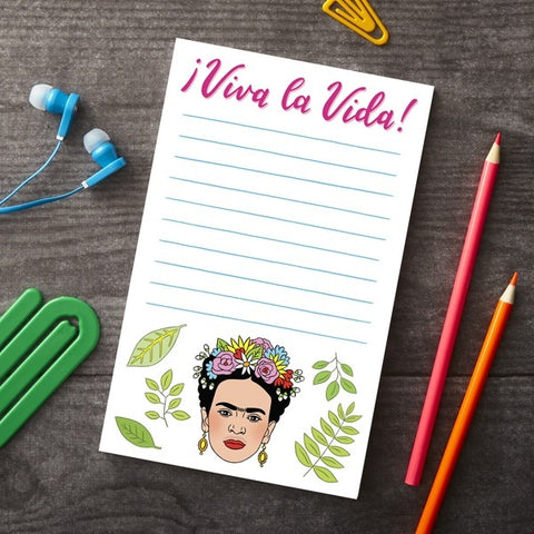  Frida Viva La Vida Notepad