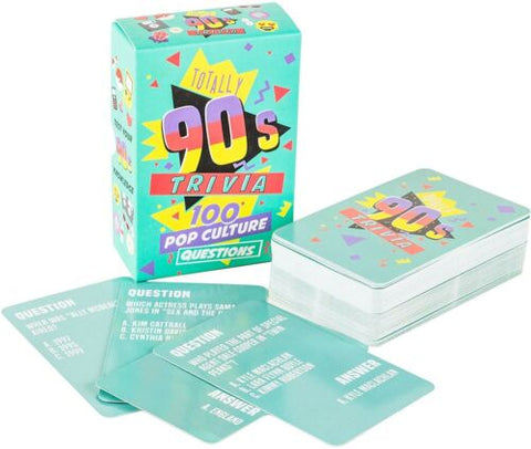  Totally 90s Trivia Cards